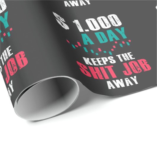 Handelaar op de beurs cadeaupapier (Rol Hoek)