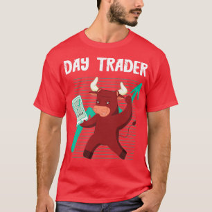 Handelaar op de beurs investeringsdag t-shirt