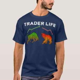 Handelaar op de dag van de handel in cadeau t-shirt