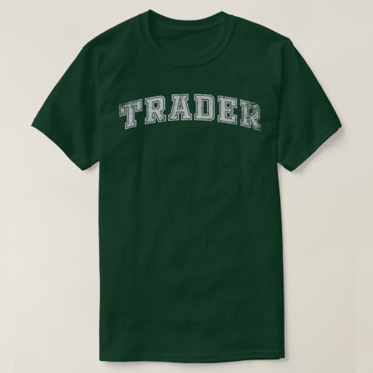 Handelaar  Typografie T-shirt (Design voorkant)