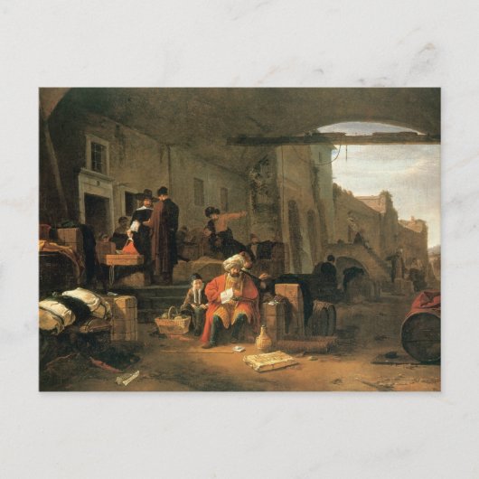 Handelaars uit Nederland en het Midden-Oosten Briefkaart (Voorkant)