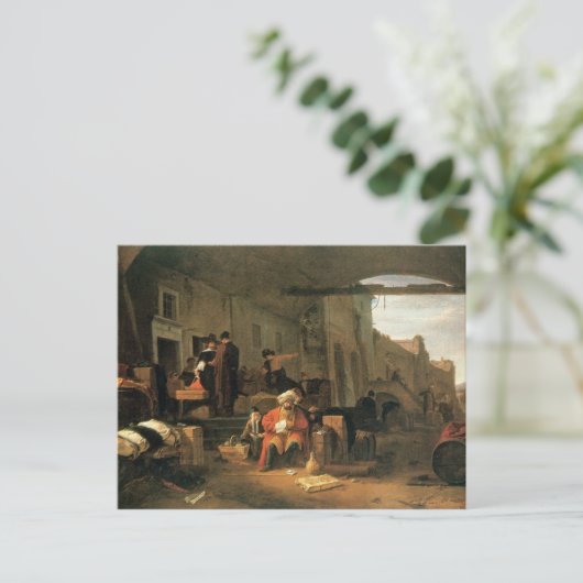 Handelaars uit Nederland en het Midden-Oosten Briefkaart (Staand voorkant)