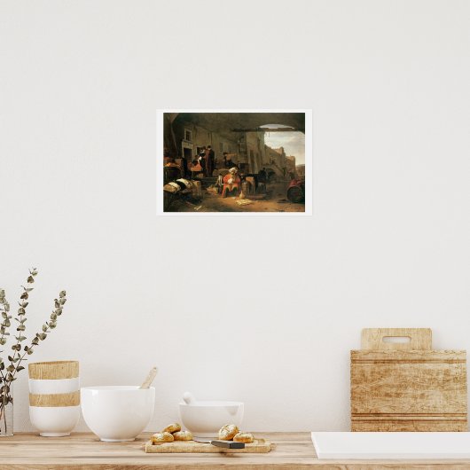 Handelaars uit Nederland en het Midden-Oosten Poster (Keuken)