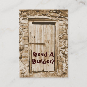 HANDELAREN, BOUWERS VISITEKAARTJE