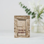 HANDELAREN, BOUWERS VISITEKAARTJE (Staand voorkant)