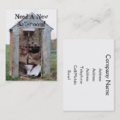 HANDELAREN. NIEUWE BADKAMER VISITEKAARTJE (Voorkant / Achterkant)