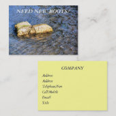 HANDELAREN. NIEUWE LAARZEN. UK VISITEKAARTJE (Voorkant / Achterkant)