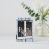 HANDELAREN. NIEUWE WINDOWS. VISITEKAARTJE (Staand voorkant)