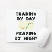 Handelen op de beursdag muismat (Met muis)