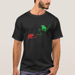 Handelen voor beleggers en handelaren Omhoog en o T-shirt