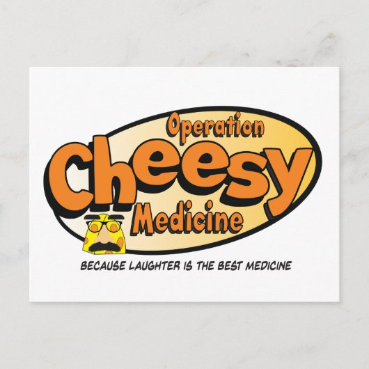 Handeling Cheesy Medicine Officieel Briefkaart (Voorkant)