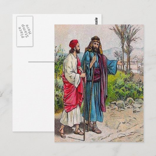 Handelingen 11:19-26 Barnabas brengt Saul naar Ant Briefkaart (Voorkant / Achterkant)