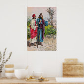 Handelingen 11:19-26 Barnabas brengt Saul naar Ant Poster (Keuken)