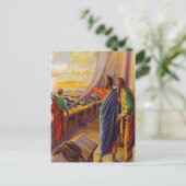 Handelingen 13:4-5 Varen naar Cyprus briefkaart (Staand voorkant)