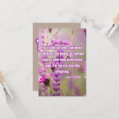 Handelingen 17:28 KJV Bijbel Verse Pic Groet Kaart (Voorkant / Achterkant in situ)