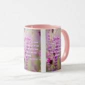 Handelingen 17:28 KJV Bijbel Verse Pic Two-Tone Mok (Voorkant rechts)