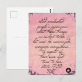 Handelingen 17:30 Bijbelvers Geheugenkaart-ansicht Briefkaart (Voorkant / Achterkant)