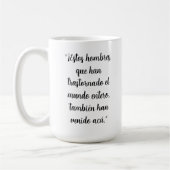 Handelingen 17 Spaanse Bijbelvers Koffiemok (Links)