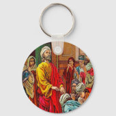 Handelingen 19:1-7 ontvangst van het Heilige Geest Sleutelhanger (Voorkant)