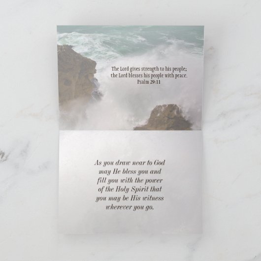 Handelingen 1:8 U ontvangt een netbus Kaart (Binnen)