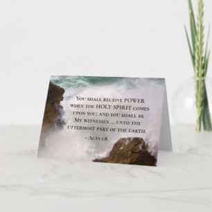 Handelingen 1:8 U ontvangt een netbus Kaart