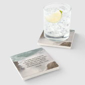 Handelingen 1:8 U ontvangt een netbus Stenen Onderzetter (Zijkant)