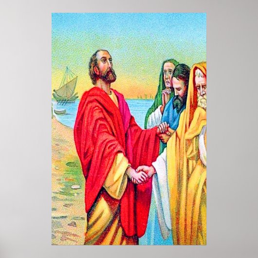 Handelingen 20:17-38 Aanmoediging en waarschuwing Poster (Voorkant)