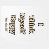 Handelingen 26:2 KJV Bijbel Verse Quote Fleece Deken (Voorkant (Horizontaal))
