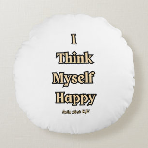 Handelingen 26:2 KJV Bijbel Verse Quote Rond Kussen