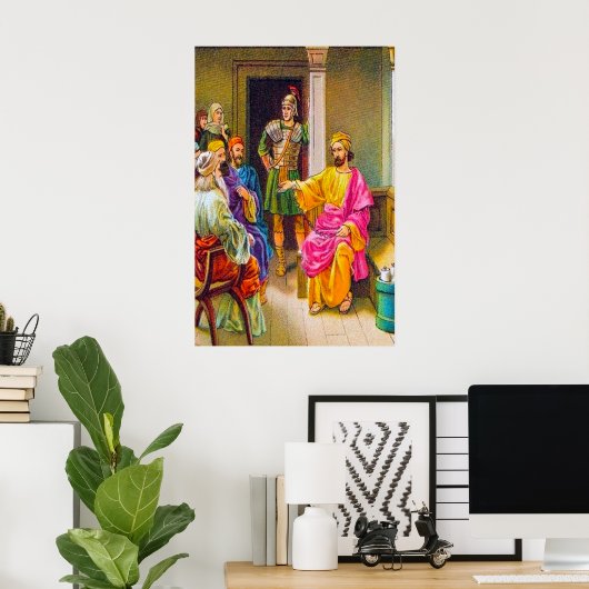 Handelingen 28:23-31 Paul Preaches op het poster v (Thuiskantoor)