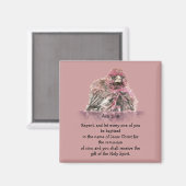 Handelingen 2:38 Doop Schrift Vers Vogel in Water Magneet (Voorkant / Achterkant)