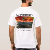 Handelingen 2:38 Vraag opnieuw opstarten T-shirt (Achterkant)