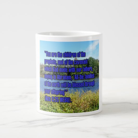 Handelingen 3:25 WEBU Mok (Voorkant)
