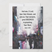 Handelingen 4:29 Heer Geef Grote Moed Bijbel Vlakk (Voorkant)