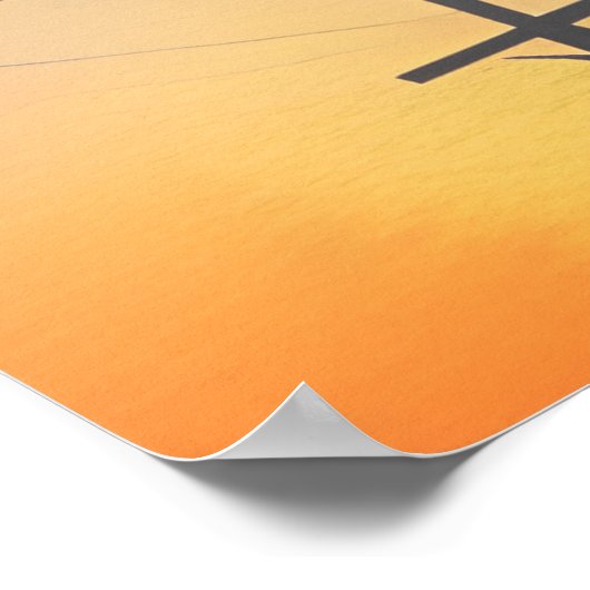 Handelingen 4:29 O Heer Geef grote moed Bijbelvers Poster (Hoek)