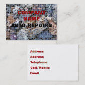 HANDELINGEN, AUTOREPARATEN VISITEKAARTJE (Voorkant / Achterkant)