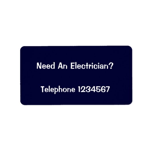 HANDELINGEN. ELEKTRICITEIT. ETIKET (Voorkant)