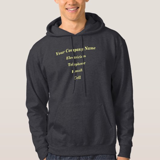 HANDELINGEN. ELEKTRICITEIT. HOODIE (Voorkant)