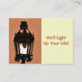 HANDELINGEN. ELEKTRICITEIT. VISITEKAARTJE (Achterkant)