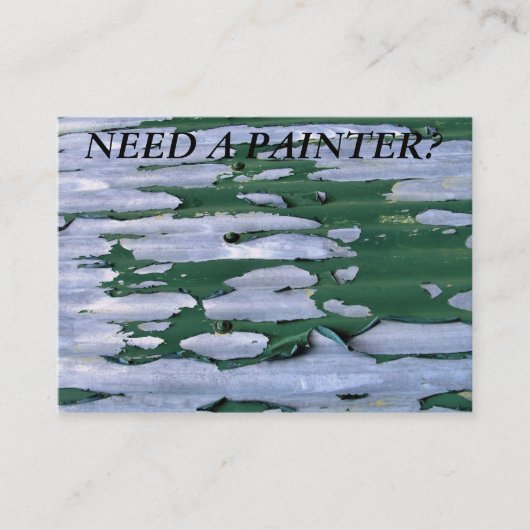 HANDELINGEN. PAINTER. VISITEKAARTJE (Voorkant)