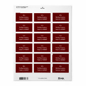 HANDELINGEN, ROOFEN ETIKET (Full Sheet)