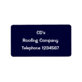 HANDELINGEN, ROOFEN ETIKET (Voorkant)