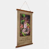 Handelingen van de Kindness Inspirerend Quote Chip Hangend Wandkleed (Gebogen)