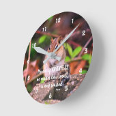 Handelingen van de Kindness Inspirerend Quote Chip Ronde Klok (Hoek)