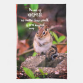 Handelingen van de Kindness Inspirerend Quote Chip Theedoek (Verticaal)