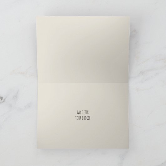 Handelingen van Vriendelijkheid Kaart (Binnen)