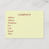 HANDELINGEN, WINDOW CLEANING VISITEKAARTJE (Achterkant)