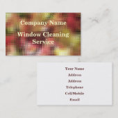 HANDELINGEN, WINDOW CLEANING VISITEKAARTJE (Voorkant / Achterkant)