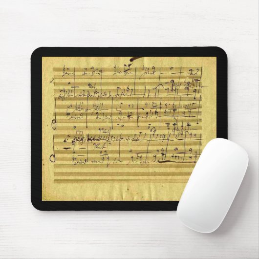 Handel's "Messiah" in de hand van Beethoven Muismat (Met muis)