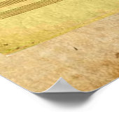 Handel's "Messiah" in de hand van Beethoven Poster (Hoek)